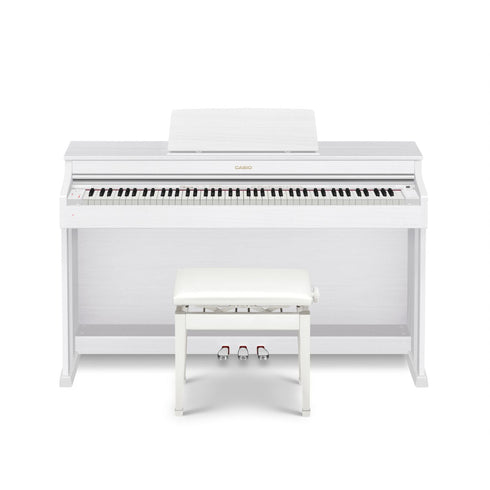 Casio AP470 Digital Piano with Bench - White